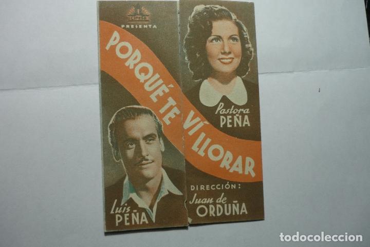 Cine: programa doble porque te vi llorar- luis pe&ntilde;a - Foto 1