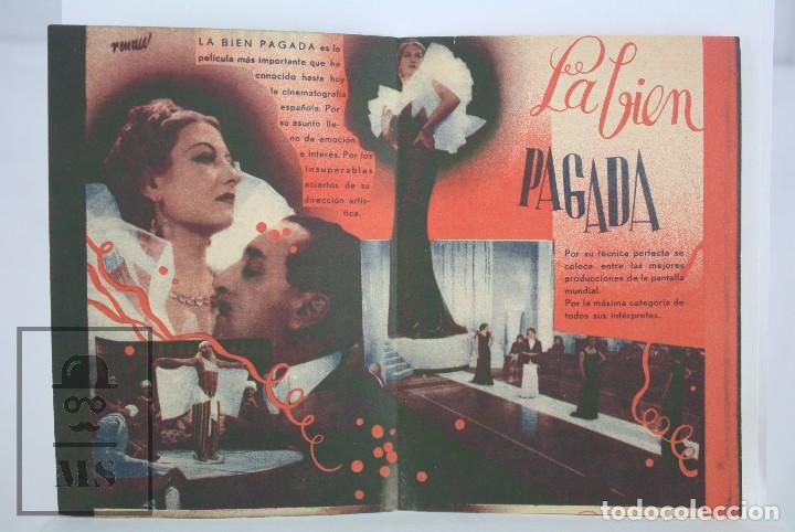 Cine: Programa de Cine Doble - La Bien Pagada - Hispania Tobis / Estudios CEA, 1936 - Foto 2