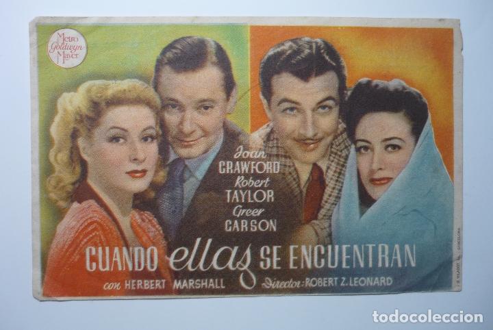 Cine: programa cuando ellas se encuentran.-j.crawford-FEMINA.-TORTOSA