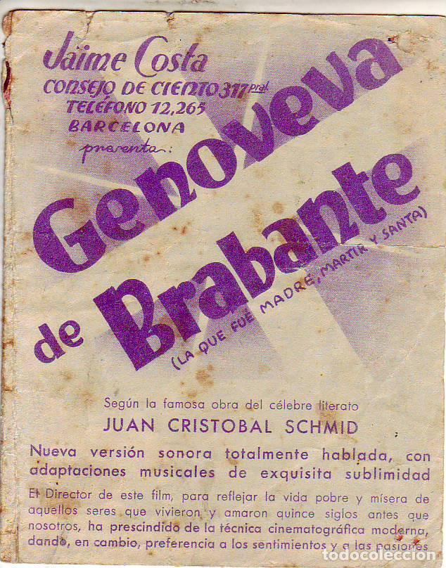 Cine: genoveva de brabante - Foto 1