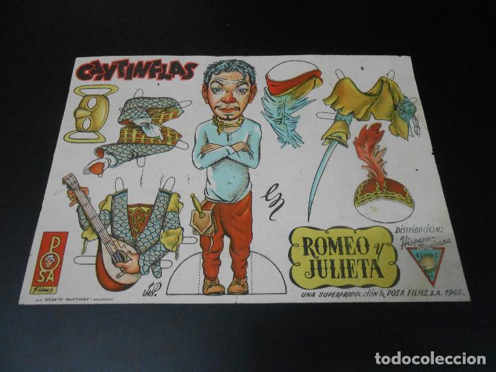 Cine: ROMEO Y JULIETA - CANTINFLAS - RECORTABLE
