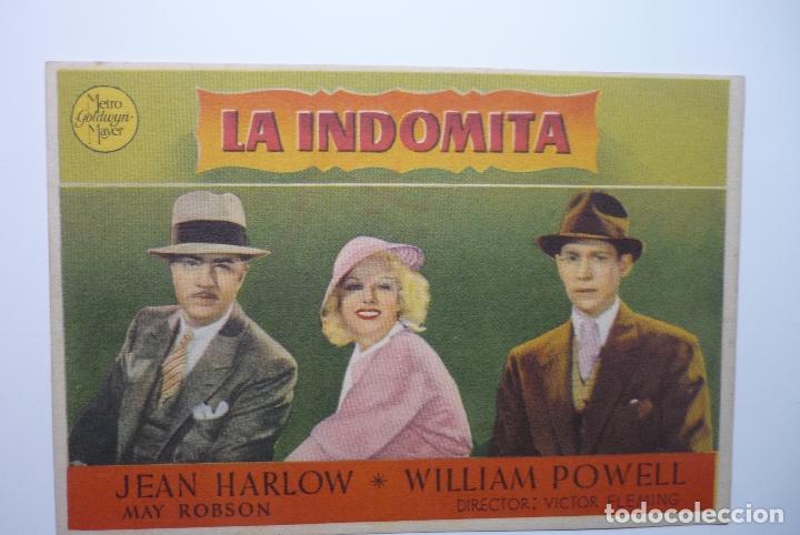 Cine: PROGRAMA LA INDOMITA .- JEAN HARLOW - Foto 1