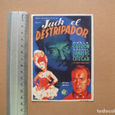 Cine: JACK EL DESTRIPADOR- 1947. Lote 85617108