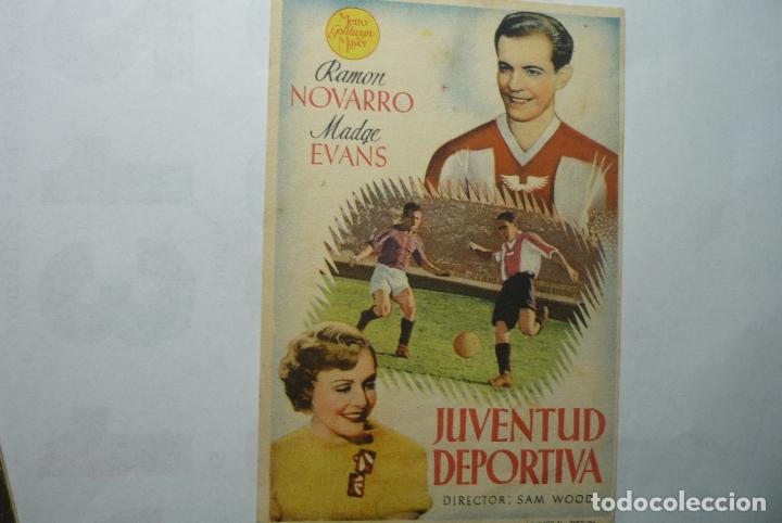 Cine: programa juventud deportiva - ramon novarro PUBLICIDAD - Foto 1