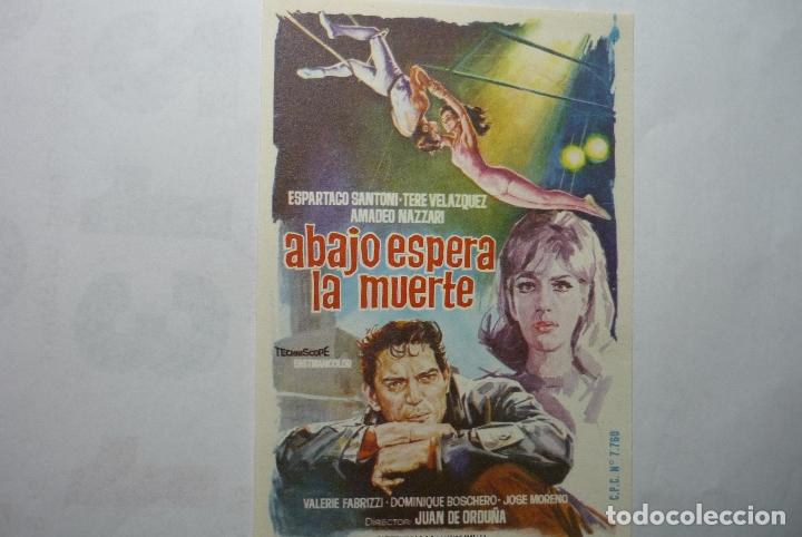 Cine: programa abajo espera la muerte--.espartaco santoni - Foto 1