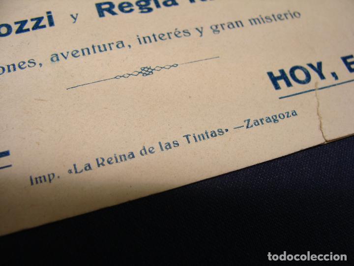 Cine: PROGRAMA DOBLE 1939. SERPIENTE DE CASCABEL. CINE ALHAMBRA ZARAGOZA - Foto 5