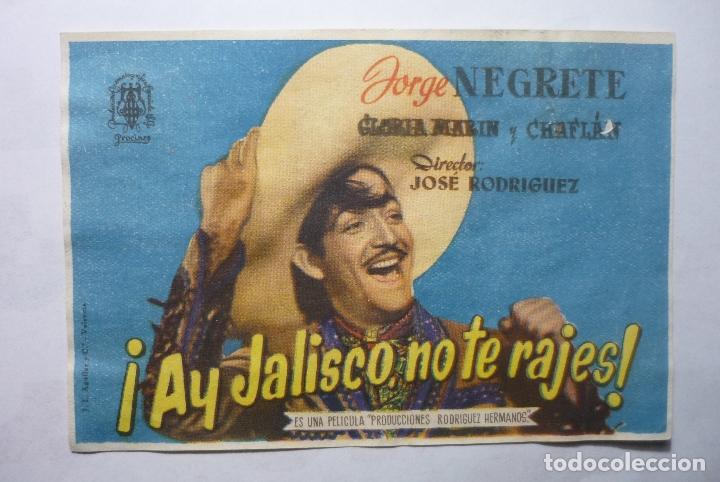 Cine: PROGRAMA &iexcl; AY JALISCO NO TE RAJES&iexcl; JORGE NEGRETE - Foto 1