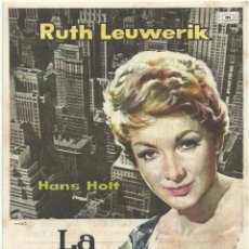 Cine: PROGRAMA DE MANO. LA FAMILIA TRAPP EN AMERICA, 1958. RUTH LEUWERIK. CON PUBLICIDAD CINE MUNDIAL . Lote 87021204