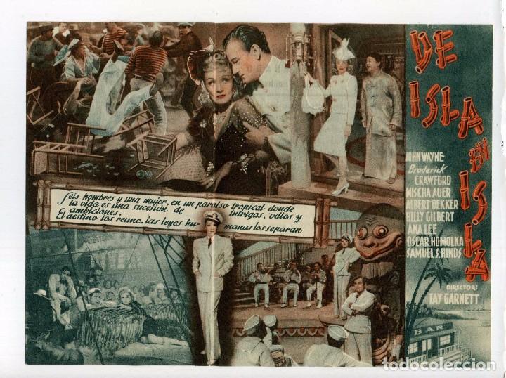 Cine: DE ISLA EN ISLA, con Marlene Dietrich. C/I. - Foto 2