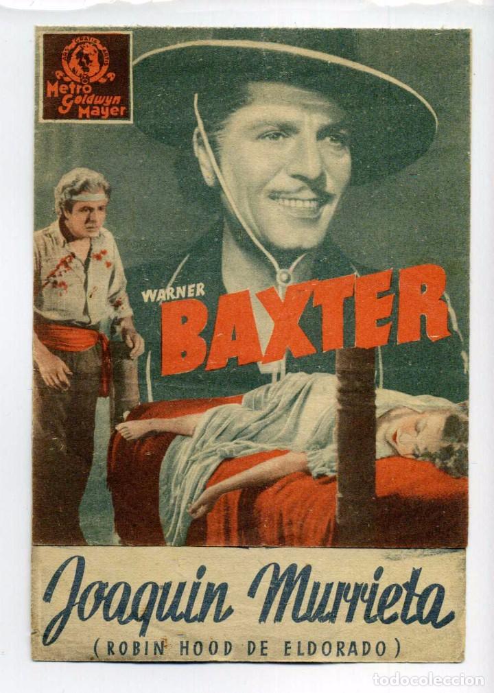 Cine: JOAQU&Iacute;N MURRIETA, con Warner Baxter . S/I. - Foto 1