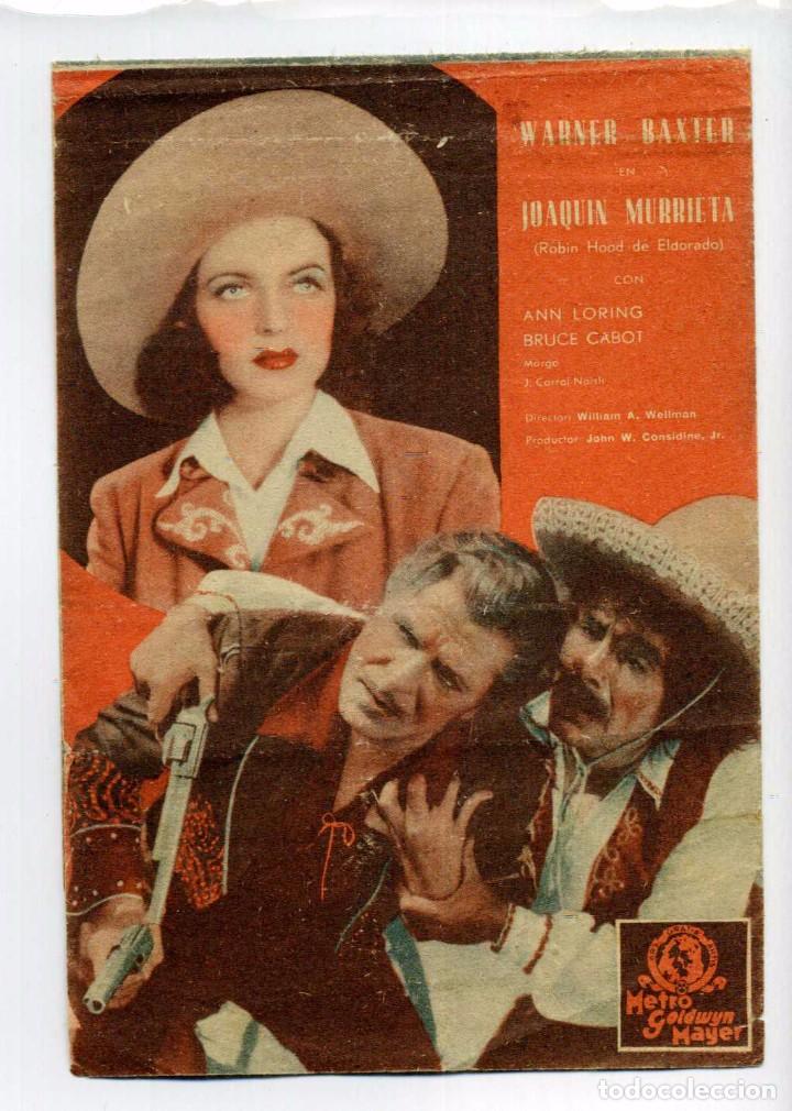 Cine: JOAQU&Iacute;N MURRIETA, con Warner Baxter . S/I. - Foto 2