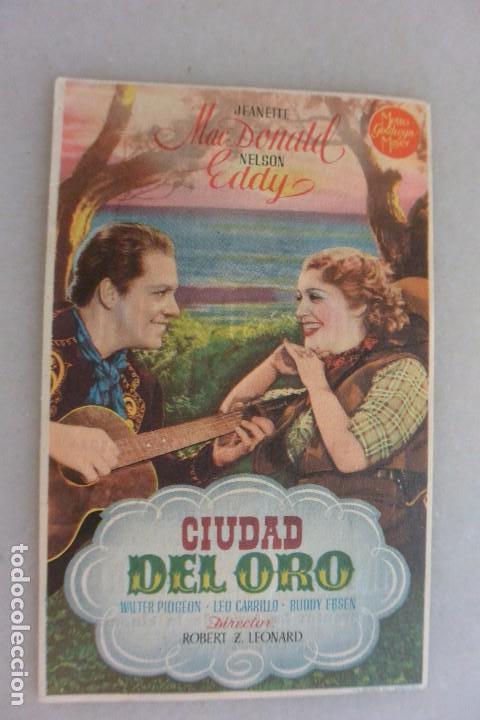 Cine: FOLLETO MANO CINE CIUDAD DEL ORO - Foto 1