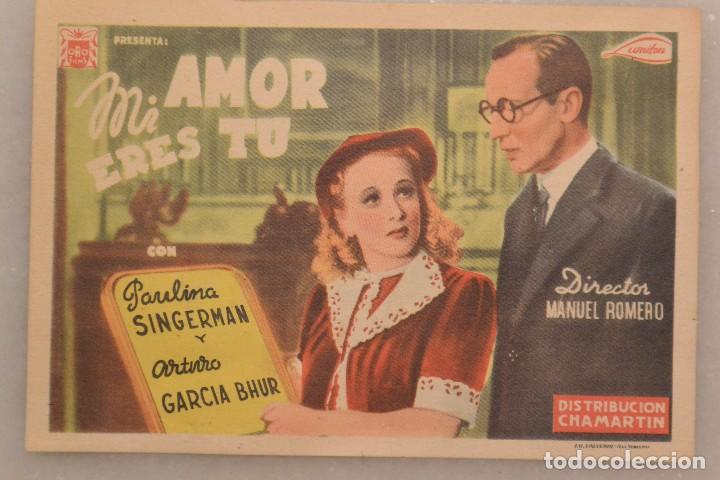 Cine: FOLLETO MI AMOR ERES TU - Foto 1