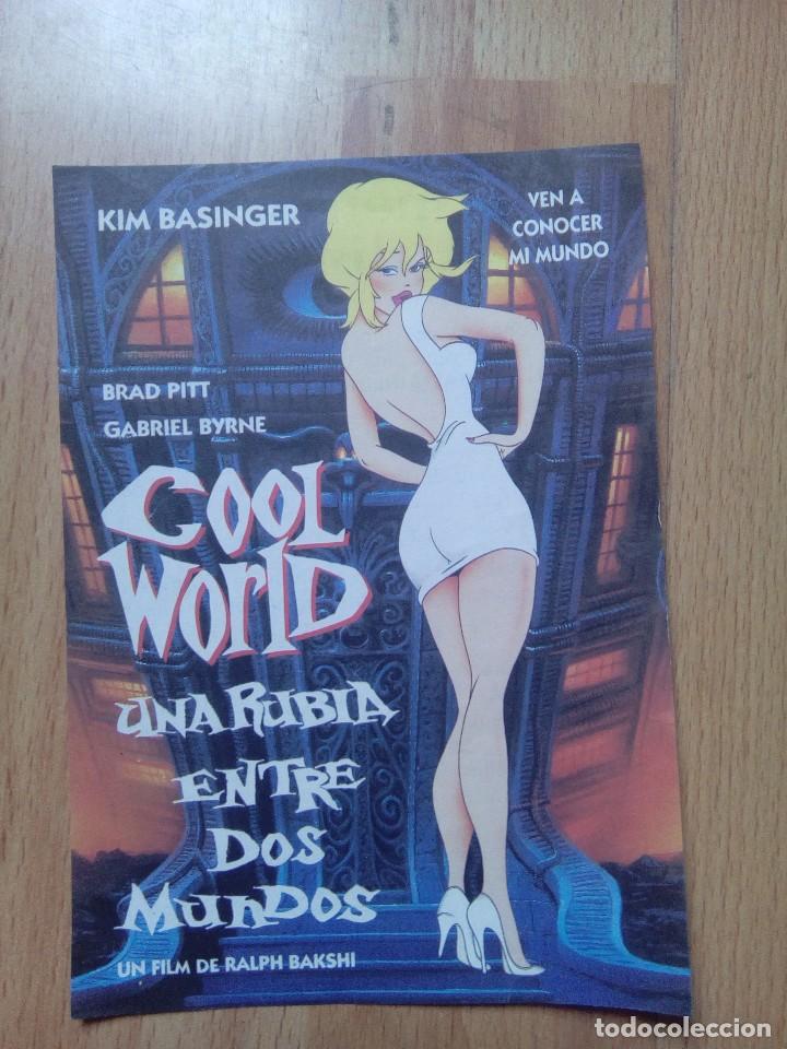 Cine: AZUL-programa de cine cool world una rubia entre dos mundo
