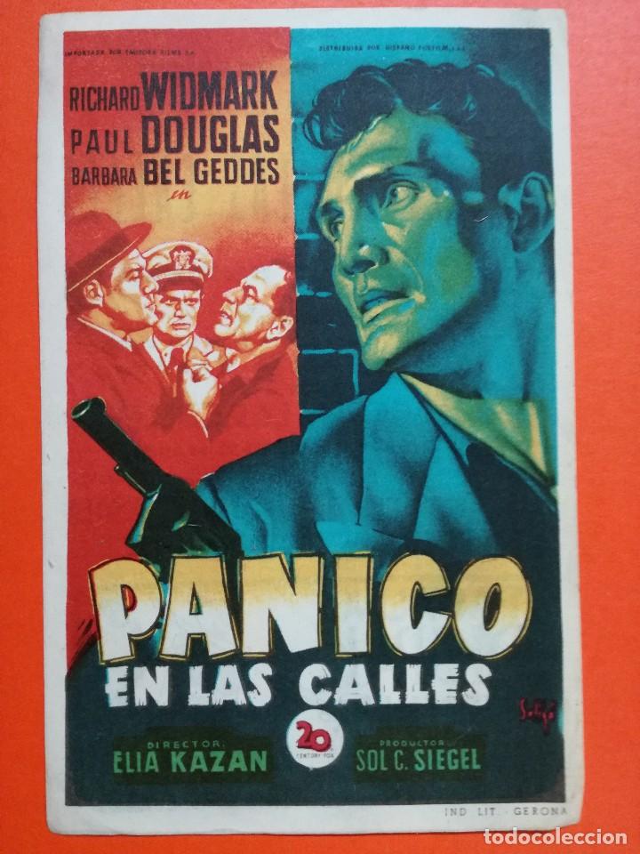 Cine: PROGRAMA DE CINE....PANICO EN LAS CALLES.TEATRO ARGENSOLA. - Foto 1