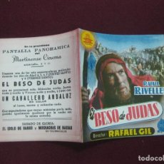 Cine: EL BESO DE JUDAS. RAFAEL RIVELLES, FRANCISCO RABAL.. PROGRAMA.DE CINE DOBLE, 