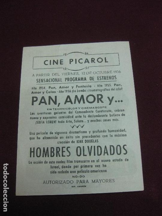 Cine: PROGRAMA DE CINE. PAN, AMOR Y ... SOFIA LOREN. VITTORIO DE SICA. - Foto 2