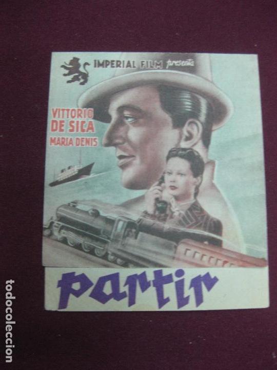 Cine: PROGRAMA DE CINE DOBLE. VITTORIO DE SICA. MARIA DENIS. 1945. - Foto 1