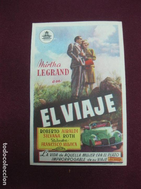 Cine: PROGRAMA DE CINE. EL VIAJE. MIRTHA LEGRAND. CIFESA - Foto 1