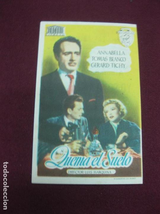 Cine: PROGRAMA DE CINE. QUEMA EL SUELO. ANNABELLA, TOMAS BLANCO...CIRCUITO DE CINES DE SANS BARCELONA - Foto 1