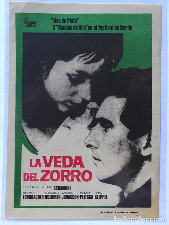 Cine: LA VEDA DEL ZORRO - Foto 1