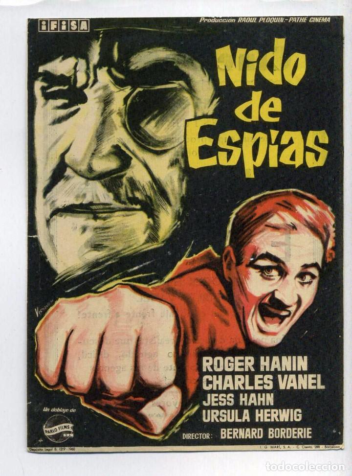 Cine: NIDO DE ESPIAS, con Charles Vanel. C/I. - Foto 1