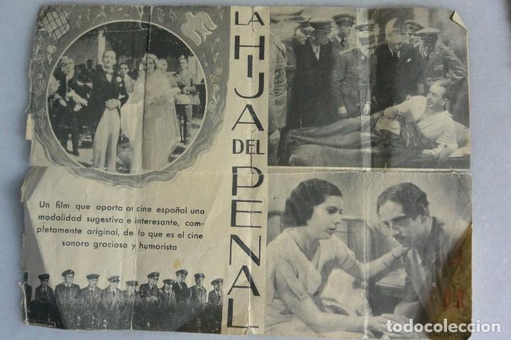 Cine: PROGRAMA CINE LA HIJA DEL PENAL. 1940 - Foto 2