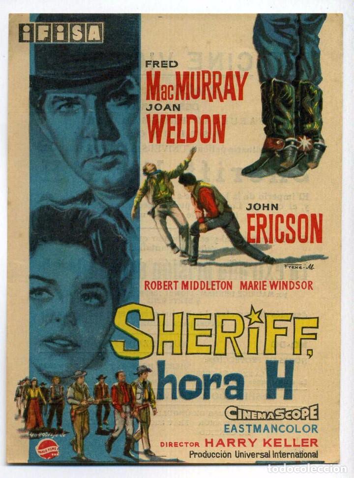 Cine: SHERIFF HORA H, con Fred MacMurray . C/I. - Foto 1
