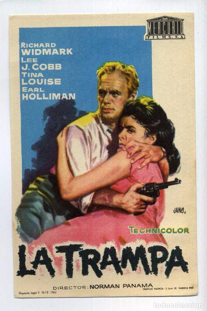 Cine: LA TRAMPA, con Richard Widmark. S/I. - Foto 1