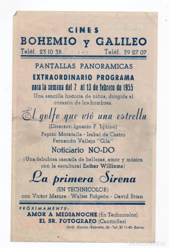 Cine: PROGRAMA LA PRIMERA SIRENA - CINES BOHEMIO Y GALILEO - Foto 2