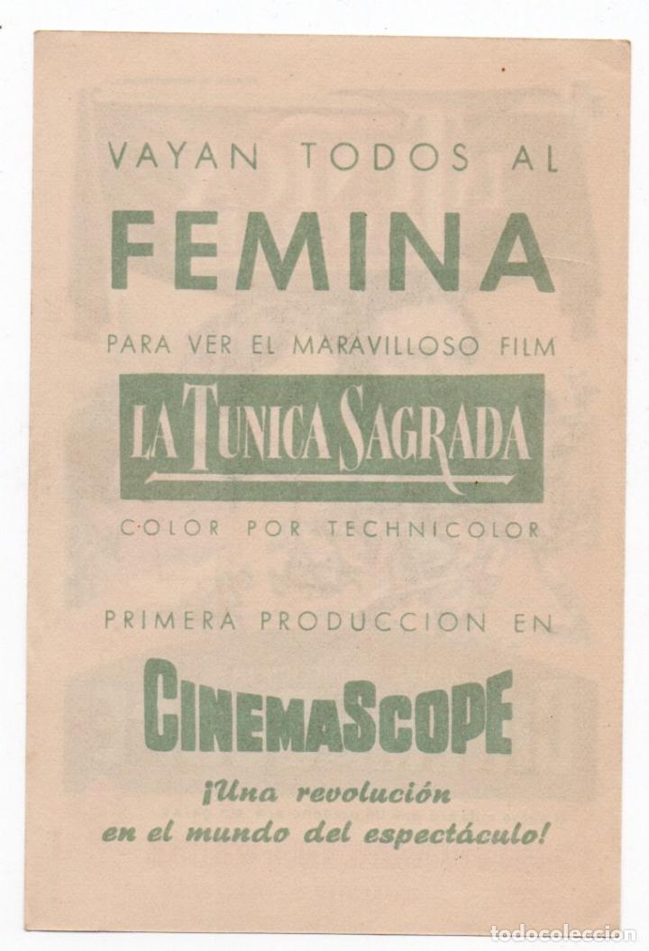Cine: PROGRAMA LA T&Uacute;NICA SAGRADA - CINE F&Eacute;MINA - Foto 2