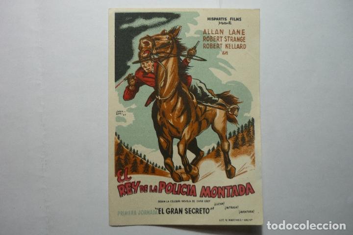 Cine: PROGRAMA EL REY DE LA POLICIA MONTADA-1 JORNADA PUBLICIDAD - Foto 1