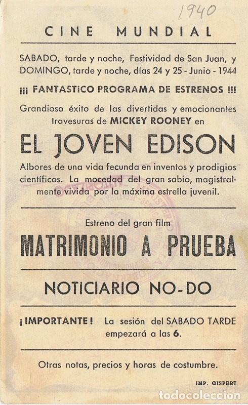 Cine: EL JOVEN EDISON - Foto 2