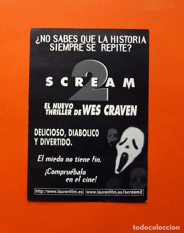 Cine: FOLLETO DE MANO - SCREAM 2 - ESTRENO - - Foto 2