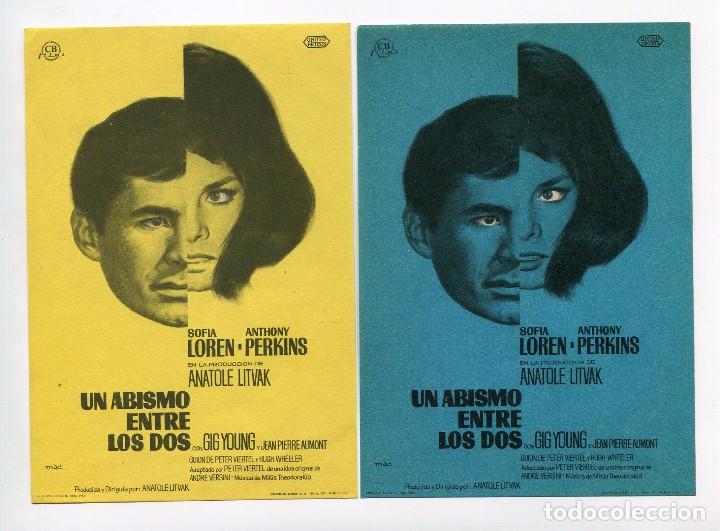 Cine: UN ABISMO ENTRE LOS DOS, con Sof&iacute;a Loren. S/I.