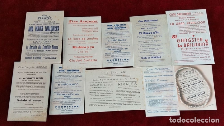 Cine: COLECCI&Oacute;N DE 1041 PROGRAMAS DE CINE. ESPA&Ntilde;A. A&Ntilde;OS 30-60. - Foto 4