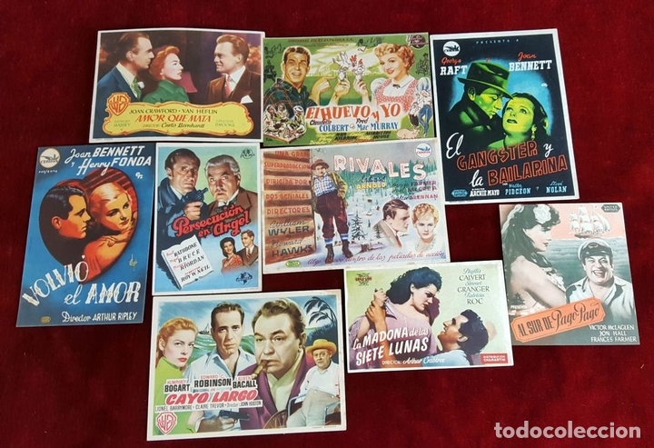 Cine: COLECCI&Oacute;N DE 1041 PROGRAMAS DE CINE. ESPA&Ntilde;A. A&Ntilde;OS 30-60. - Foto 6