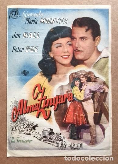Cine: ALMA Z&Iacute;NGARA - MAR&Iacute;A MONTEZ - CINE M&Aacute;XIMO DE BARCELONA - Foto 1