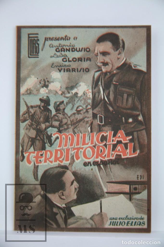 Cine: Programa de Cine Doble - Milicia Territorial - E.I.A, A&ntilde;o 1943 - Foto 1