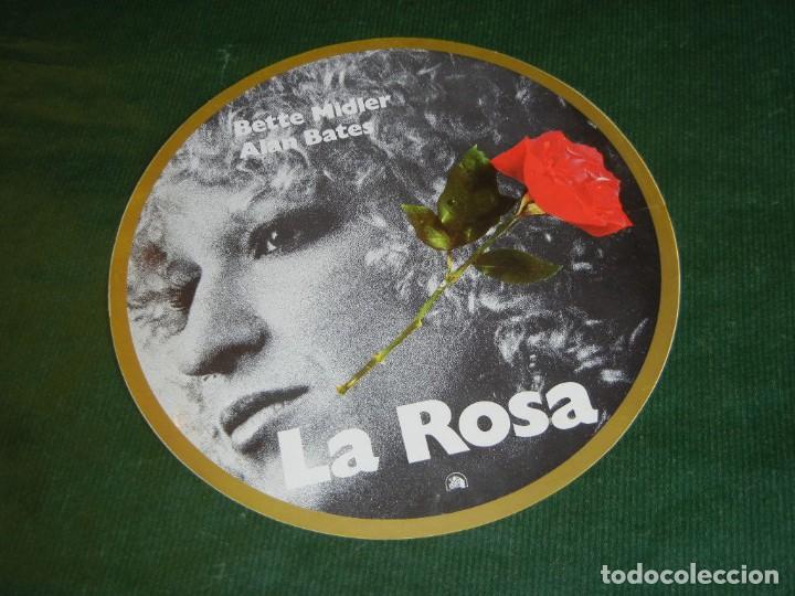 Cine: PROGRAMA ADHESIVO TROQUELADO: LA ROSA -  BETTE MIDLER,  ALAN BATES - Foto 1