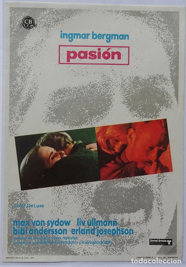 Cine: PASION, de Ingmar Bergman - Foto 1