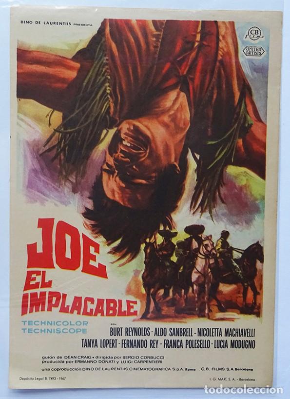 Cine: JOE EL IMPLACABLE, con Burt Reynolds - Foto 1