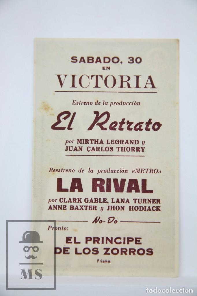 Cine: Programa de Cine - El Retrato - Suevia Films, A&ntilde;o 1950 - Foto 2