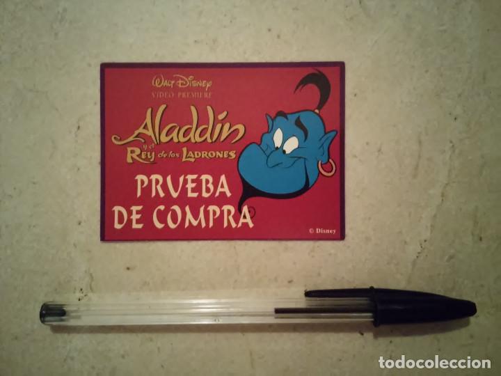 Cine: PRUEBA DE COMPRA ORIGINAL - ALADDIN Y EL REY DE LOS LADRONES - WALT DISNEY