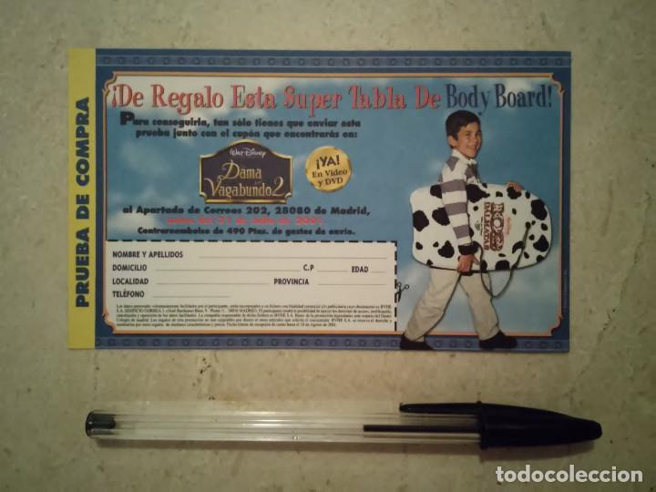 Cine: PRUEBA DE COMPRA ORIGINAL - 102 DALMATAS - WALT DISNEY - Foto 1