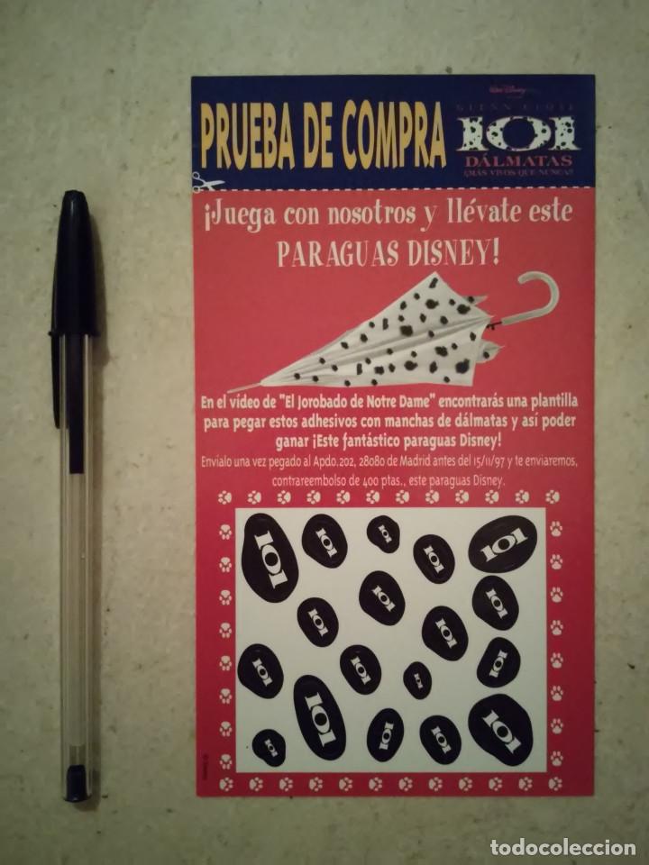 Cine: FOLLETO ORIGINAL - 101 DALMATAS - WALT DISNEY - GLENN CLOSE