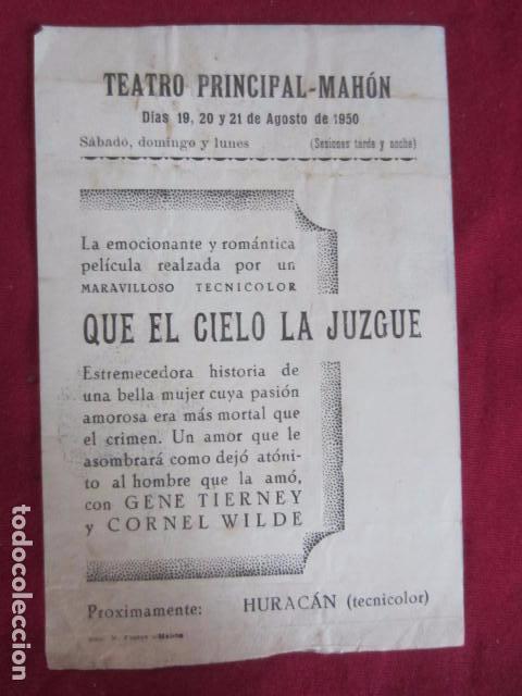 Cine: QUE EL CIELO LA JUZGUE - Foto 2