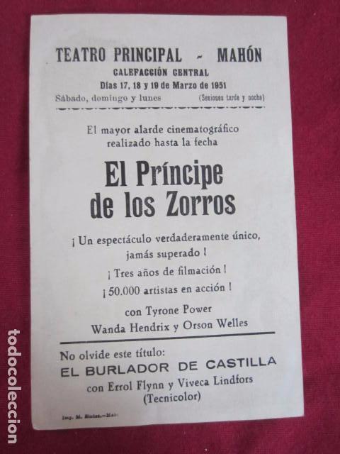 Cine: EL PRINCIPE DE LOS ZORROS - Foto 2
