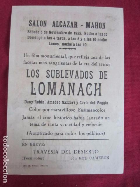 Cine: LOS SUBLEVADOS DE LOMANACH - Foto 2