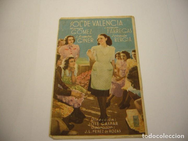 Cine: PROGRAMA SOL DE VALENCIA.- MARUJA GOMEZ - Foto 1